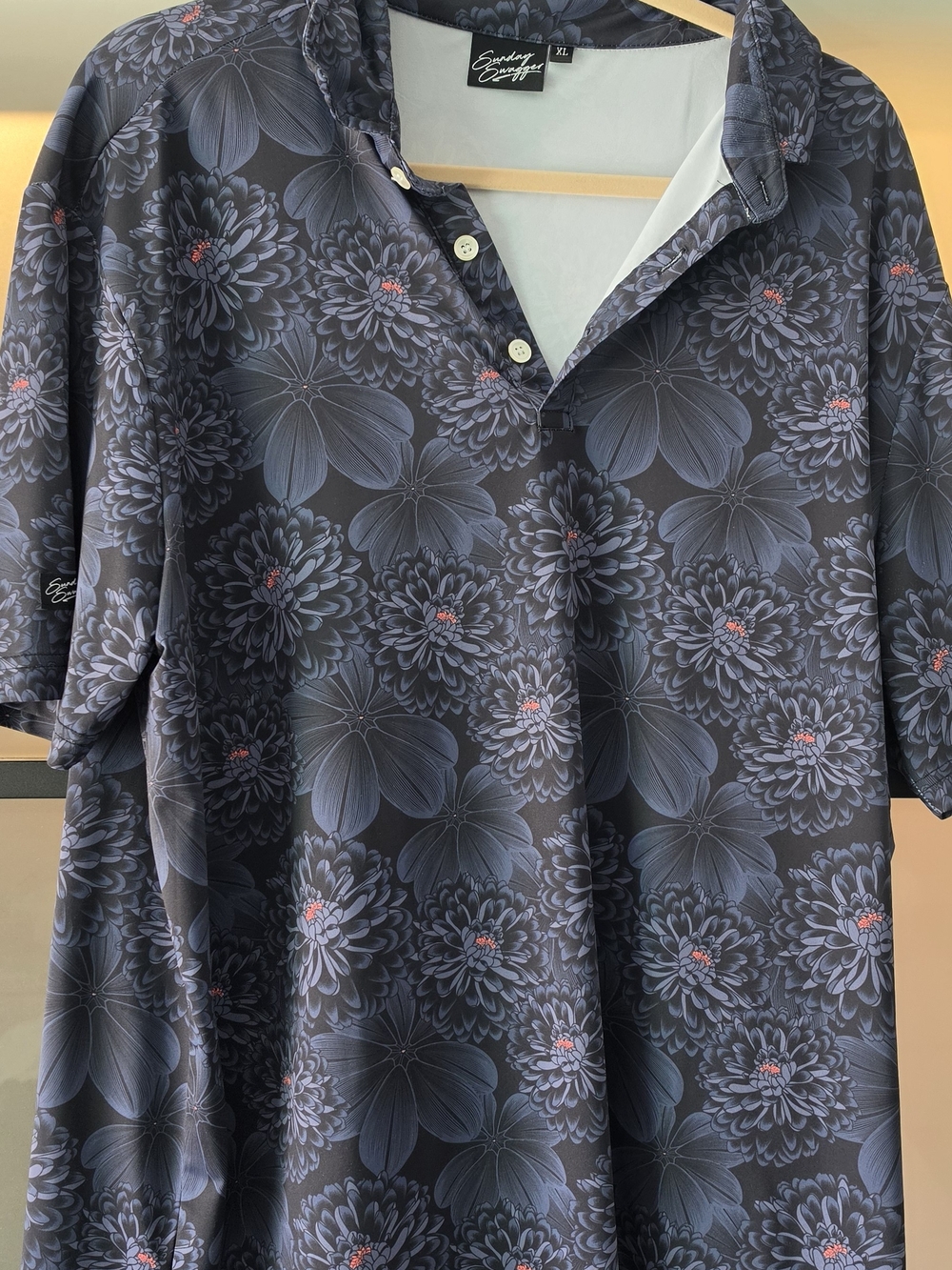 Sunday Swagger - Floral Golf Polo